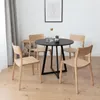 Stół okrągły 80 cm do salonu jadalni czarny blat nowoczesny Podgląd zdjęcia produktu 3