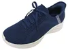 Skechers Strech Fit Slip In Sneaker Blau Produktbild-Vorschau 38