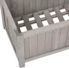 vidaXL Garten-Spalier mit Blumenkasten Grau 70x30x135 cm Produktbild-Vorschau 5