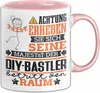 DIY-Bastler Geschenk Tasse Lustiger Spruch Erheben Sie Sich Produktbild-Vorschau 1
