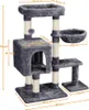 Yaheetech Katzenbaum Kratzbaum Plüsch Kletterbaum Produktbild-Vorschau 3