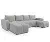 AX LIVING Ecksofas groß Ferrande 317 cm – Sofa grau mit Produktbild-Vorschau 2