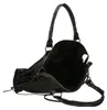 Elara Damen-Schultertasche aus echtem Wildleder Blau  Italy Produktbild-Vorschau 6
