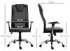 Vinsetto Vinsetto kancelářská židle ergonomická umělá kůže Náhled obrázku produktu 3