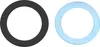 Two rings, one black and one light blue, are shown side-by-side on a white background. Podgląd zdjęcia produktu