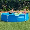 A family is enjoying a sunny day in an above-ground pool in their backyard. Anteprima dell’immagine prodotto