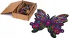 Puzzle Drewniane Układanka Motyl Kolorowy Wzory  Pua3-01235 Podgląd zdjęcia produktu 3