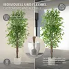 ML-Design sztuczna roślina Ficus 210cm sztuczne rośliny Podgląd zdjęcia produktu 4