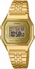 A close-up studio shot of a gold-colored Casio digital watch with a metal band. Náhľad obrázku produktu