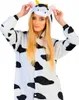 Onesie Kigurumi Pyjamas Kuh Verkleidung Kostüm S: 145 - Produktbild-Vorschau 3