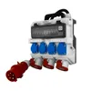 Distributore di corrente da cantiere 2x16A 32A CEE 4x230V Anteprima dell’immagine prodotto 1