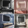 Badspiegel mit LED Beleuchtung 130x80 cm Alana - Horizontal Produktbild-Vorschau 8