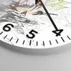 Wanduhr - Rund - Glasuhr - Frau Abstraktion - 40x40cm - Produktbild-Vorschau 5
