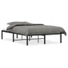 vidaXL Rama łóżka metalowa czarna 120x190 cm Podgląd zdjęcia produktu 1