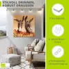 ARTland Wandbild Alu für Innen & Outdoor Esel Größe: 40x40 Produktbild-Vorschau 3