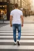 Reslad Used Look Jeans-Herren Slim Fit Jogging-Hose RS-2073 Produktbild-Vorschau 4
