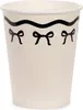 6 Pappbecher mit schwarzen Schleifen 220ml Produktbild-Vorschau 1