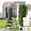 Sekey Klappleiter 4 Stufen, Trittleiter klappbar mit Produktbild-Vorschau 5