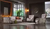 Villa Möbel Sofa Set Lizzy Beige Stellvariante:2+1+1 Relax- Produktbild-Vorschau 2