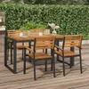 vidaXL Tavolo da giardino con gambe a U 160x80x75 cm in Anteprima dell’immagine prodotto 2