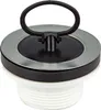 A close-up studio shot of a drain valve with a stopper. Produktbild-Vorschau