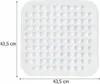 Sepio Badewannenmatte Weiß 43.5 x 43.5  cm, Duschmatte Produktbild-Vorschau 7