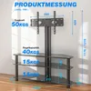 Rfiver TV Rack Glas Fernsehtisch TV Ständer für 32-70 Zoll Produktbild-Vorschau 3