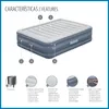 Materac welurowy łóżko 203 x 152 x 51 cm Bestway 6713I Produktbild-Vorschau 31