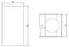Lámpara de pared "Up & Down" rectangular, con acabado en Vista previa de la imagen del producto 7