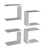Skye Decor, Base- Base SSE, bianco, mensole a muro, Anteprima dell’immagine prodotto 4