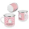 Mr. & Mrs. Panda Pott Einhörner Umarmen - Rot Pastell - Produktbild-Vorschau 4