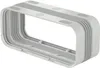 A white and gray rectangular product frame with rounded corners, viewed at a slight angle. Anteprima dell’immagine prodotto