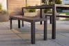 riess-ambiente Moderne Gartenbank DESIGNO 130cm dunkelbraun Produktbild-Vorschau 6