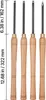 VEVOR set di utensili per la tornitura del legno, 4 pezzi, Anteprima dell’immagine prodotto 8