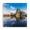 DEQORI Glasbild Echtglas 30x30 cm 'Schloss Matsumoto, Produktbild-Vorschau 2