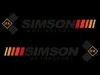Set: UV-Klebefolie Tank "SIMSON MOTORSPORT" - Produktbild-Vorschau 1