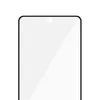 A close-up of a smartphone screen protector with a black frame. Produktbild-Vorschau