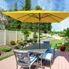 Parasol kwadratowy 3x3 metra, żółty, do ogrodu lub balkonu, Podgląd zdjęcia produktu 5