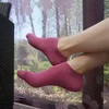 Kinder Sneaker Socken 3-er Pack Unifarben Dahlie Größe Produktbild-Vorschau 2