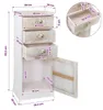 vidaXL Beistellschrank 38x28x86 cm Massivholz Paulownia Produktbild-Vorschau 6