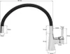 Flexible' Spültischbatterie Schwarz Produktbild-Vorschau 7