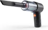 A black and orange handheld vacuum cleaner is shown against a white background. Produktbild-Vorschau