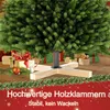 LARS360 Umelý vianočný stromček, výška 150 cm, s dreveným Náhľad obrázku produktu 3