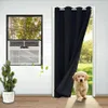 86x203cm Blackout Thermal Door Curtain Solid Colour Eyelets Náhled obrázku produktu 1