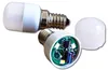 Two LED light bulbs and a detached cap, arranged on a white background. Produktbild-Vorschau