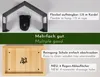 WONDERMAKE Design Vogelhaus aus Metall und Holz wetterfest Produktbild-Vorschau 3