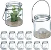 Relaxdays Windlicht Glas, 12er Set, Teelichthalter mit Produktbild-Vorschau 1