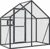 vidaXL Voliere Anthrazit 179x100x185 cm Aluminium Produktbild-Vorschau 5