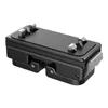 A black and gray magnetic quick-release mount for sports cameras. Produktbild-Vorschau