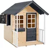 A wooden playhouse for children, designed for outdoor use. Náhled obrázku produktu
